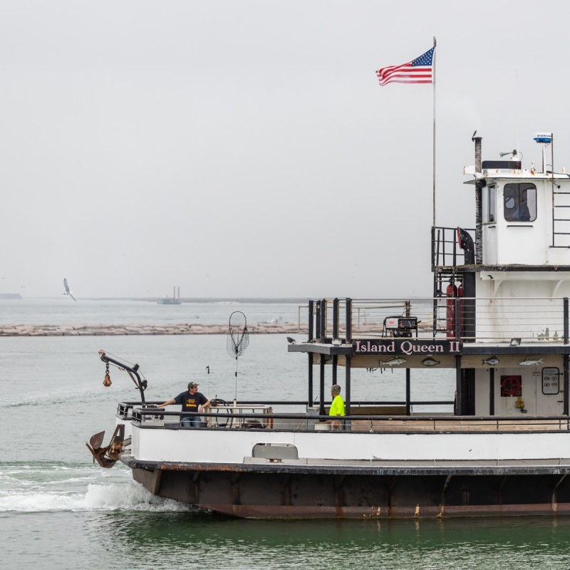 a large ship in a body of water
